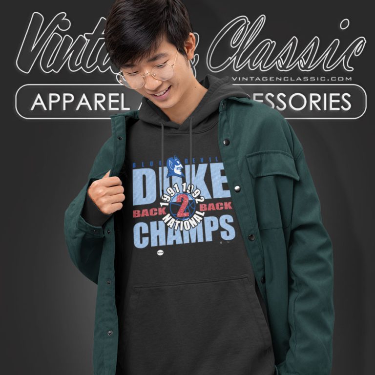 1992 Duke Blue Devils Basketball Hoodie 1992 Duke Blue Devils Basketball Hoodie