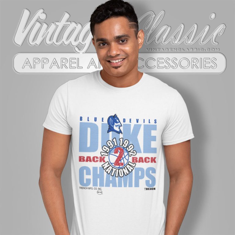 1992 Duke Blue Devils Basketball T Shirt 1992 Duke Blue Devils Basketball T Shirt