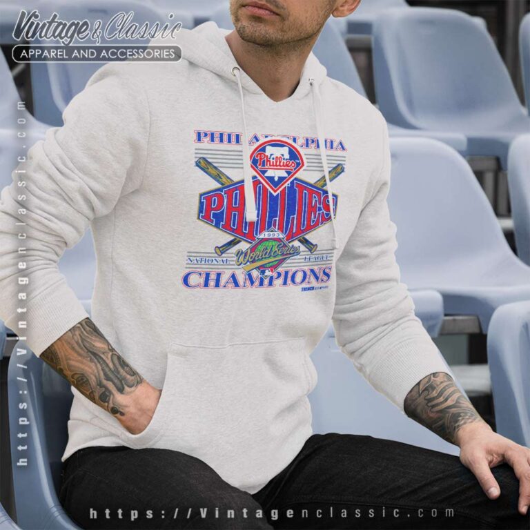 1993 National League Champions World Series Philadelphia Phillies Hoodie 1993 National League Champions World Series Philadelphia Phillies Hoodie