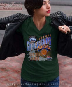 1994 Nba Conference Champs New York Knicks V Neck TShirt