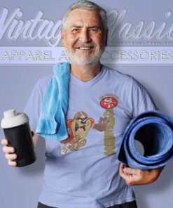 1994 San Francisco 49ers Taz V Neck TShirt