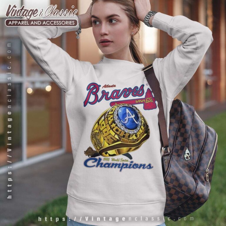 1995 Atlanta Braves World Series Champions Ring Sweatshirt 1995 Atlanta Braves World Series Champions Ring Sweatshirt