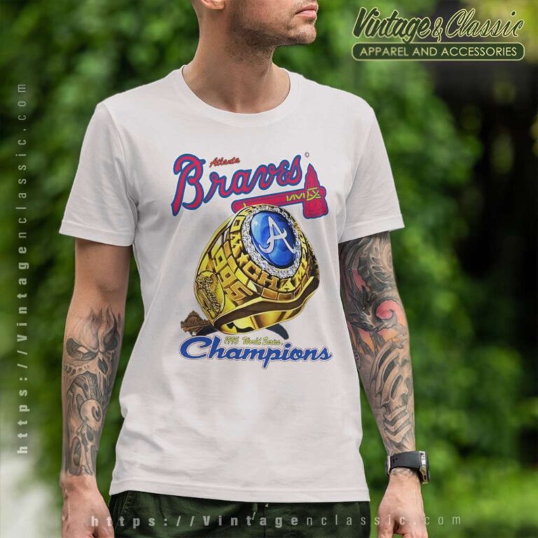 1995 Atlanta Braves World Series Champions Ring T Shirt 1995 Atlanta Braves World Series Champions Ring T Shirt