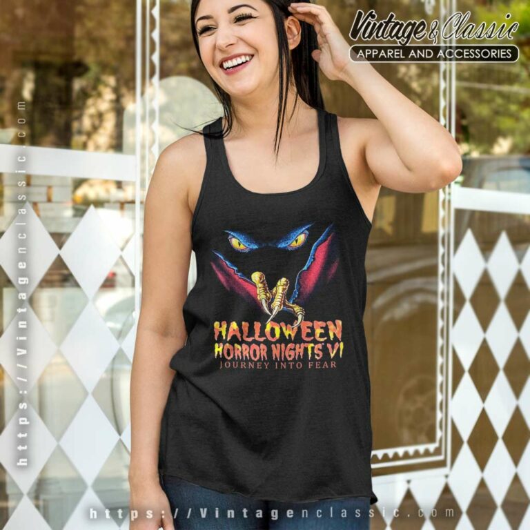 1996 Halloween Horror Nights Vi Tank Top Racerback 1996 Halloween Horror Nights Vi Tank Top Racerback