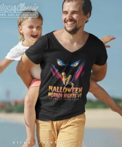 1996 Halloween Horror Nights VI Shirt 4 1996 Halloween Horror Nights Vi V Neck TShirt