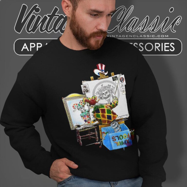 1996 Vintage Grateful Dead April Fools Norman Rockwell Shirt Sweatshirt 1996 Vintage Grateful Dead April Fools Norman Rockwell Shirt Sweatshirt