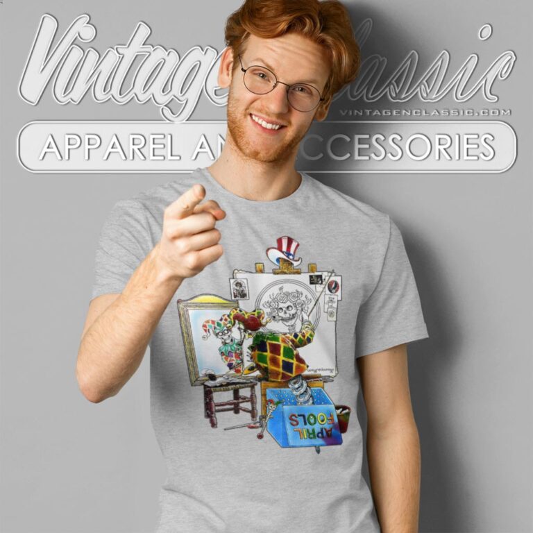 1996 Vintage Grateful Dead April Fools Norman Rockwell Shirt T Shirt 1996 Vintage Grateful Dead April Fools Norman Rockwell Shirt T Shirt