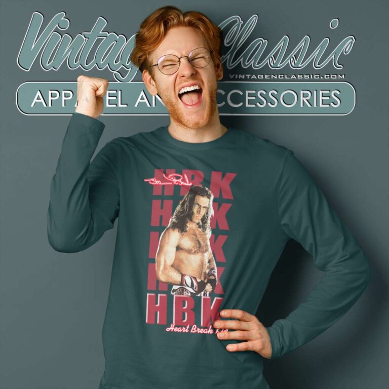 1996 Wwf Hbk Shawn Michaels Long Sleeve Tee 1996 Wwf Hbk Shawn Michaels Long Sleeve Tee