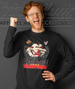 1997 Cleveland Indians American League Champions Long Sleeve Tee