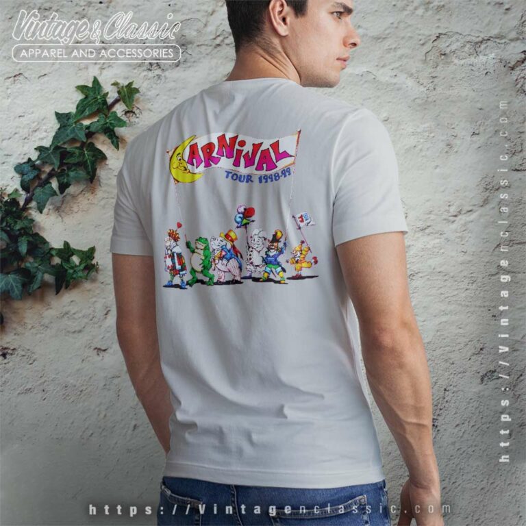 1998 Jimmy Buffett Carnival Tour Back Side T Shirt 1998 Jimmy Buffett Carnival Tour Back Side T Shirt