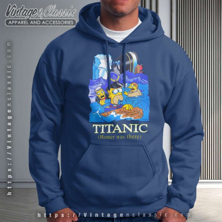 1998 The Simpsons Titanic Oceangate Film Hoodie 1998 The Simpsons Titanic Oceangate Film Hoodie