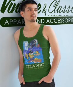1998 The Simpsons Titanic Oceangate Film Tank Top Racerback