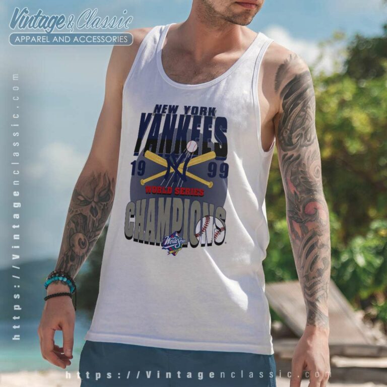 1999 New York Yankees World Series Champion Tank Top Racerback 1999 New York Yankees World Series Champion Tank Top Racerback