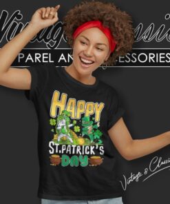 Happy St Patricks Day Unicorn Dab Women T Shirt