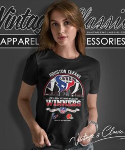 Houston Texans 2023 2024 AFC Super Wild Card Winners Skyline NFL Playoffs Divisional Shirt