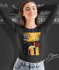 Los Angeles Lakers Win 123 109 Indiana Pacers 2023 In Season Tournament Champions Shirt Long Sleeve Tee