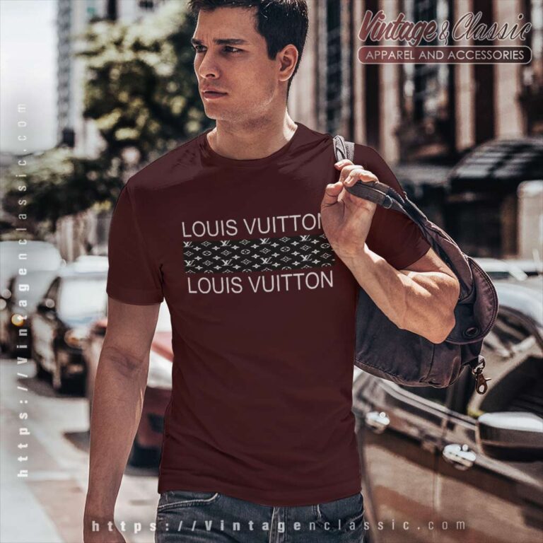 Louis Vuitton Logo Pattern T Shirt Louis Vuitton Logo Pattern T Shirt