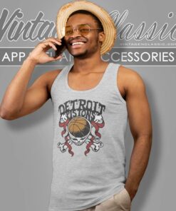 NBA Detroit Pistons Grateful Dead Skull Shirt