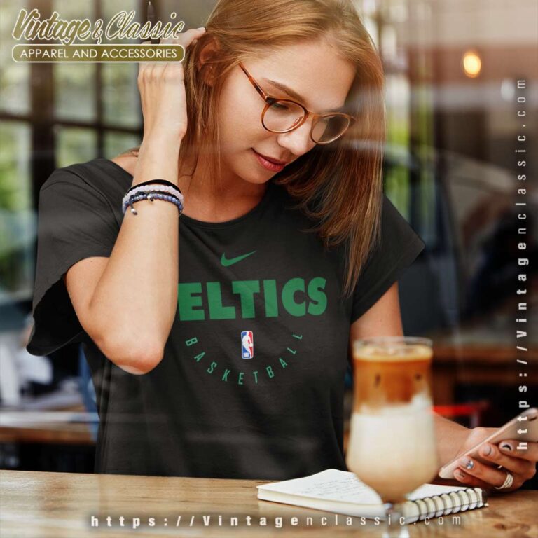 Nike Boston Celtics Practice Performance Women TShirt Nike Boston Celtics Practice Performance Women TShirt