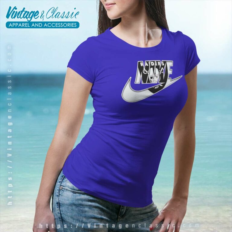 Nike Logo Oakland Raiders Women TShirt Nike Logo Oakland Raiders Women TShirt