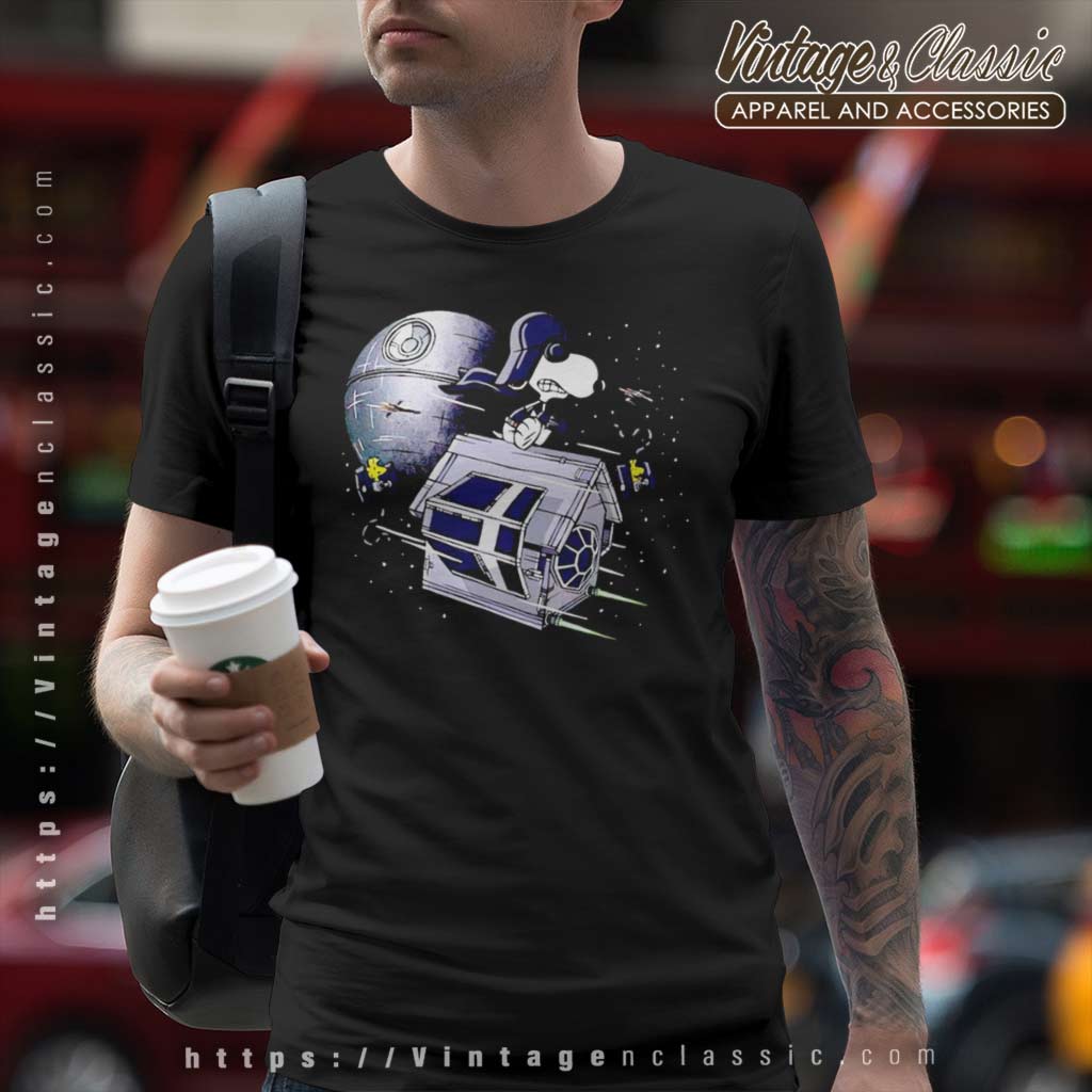 Star Wars T-Shirt Uomo The Mandalorian – Maglietta Ufficiale Con Poster, Colore Blu Navy