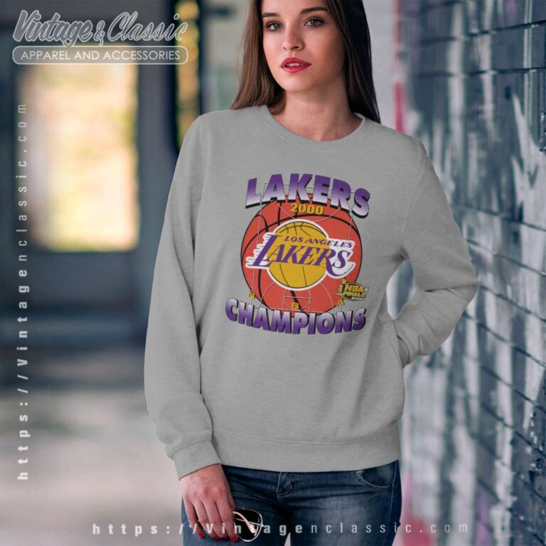 2000 Nba Finals Champions Lakers Sweatshirt 2000 Nba Finals Champions Lakers Sweatshirt