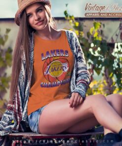 2000 Nba Finals Champions Lakers Women TShirt