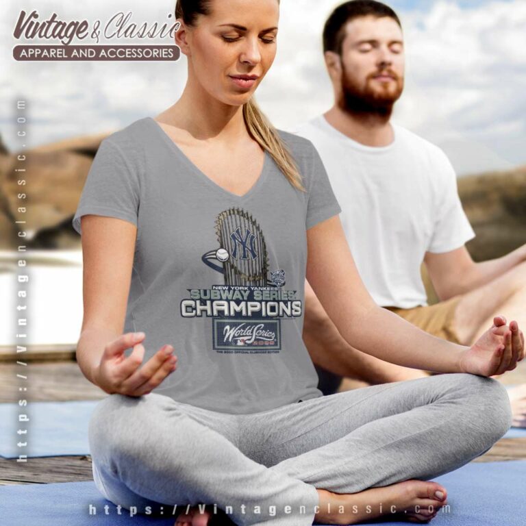 2000 New York Yankees Subway Series Champion World Series V Neck TShirt 2000 New York Yankees Subway Series Champion World Series V Neck TShirt