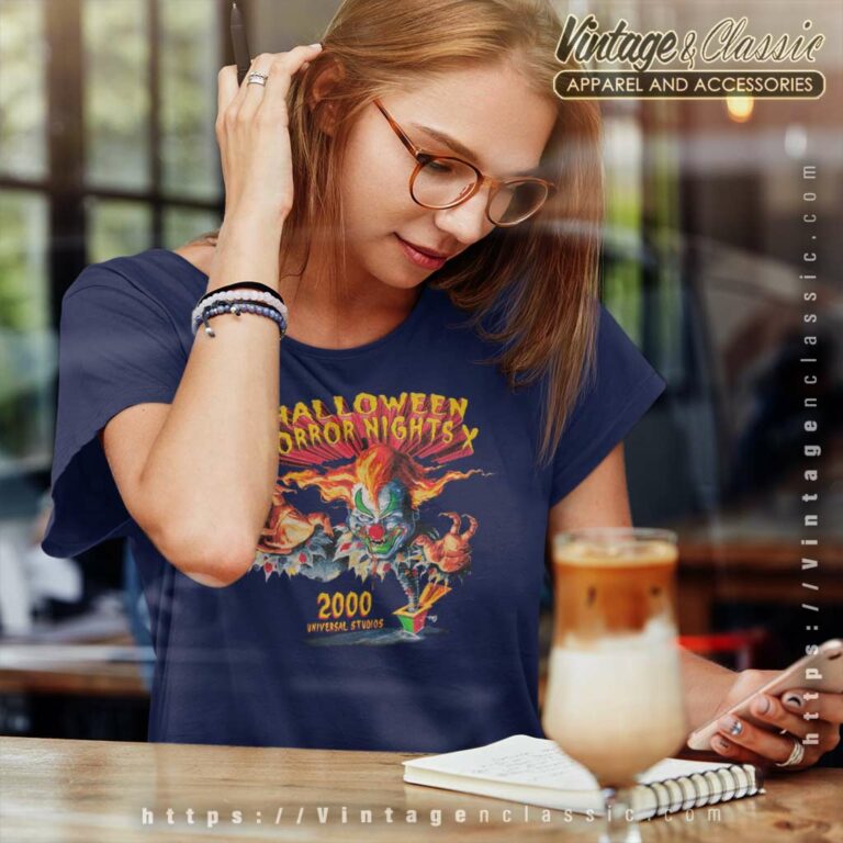 2000 Universal Halloween Horror Nights Women TShirt 2000 Universal Halloween Horror Nights Women TShirt