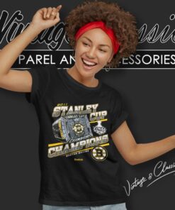 2011 Boston Bruins Stanley Cup Finals Champions Diamond Ring Women T Shirt