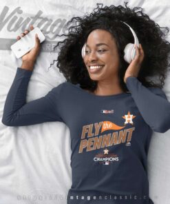 2017 American League Champions Houston Astros Fly The Pennant Shirt 4 2017 American League Champions Houston Astros Fly The Pennant Long Sleeve Tee