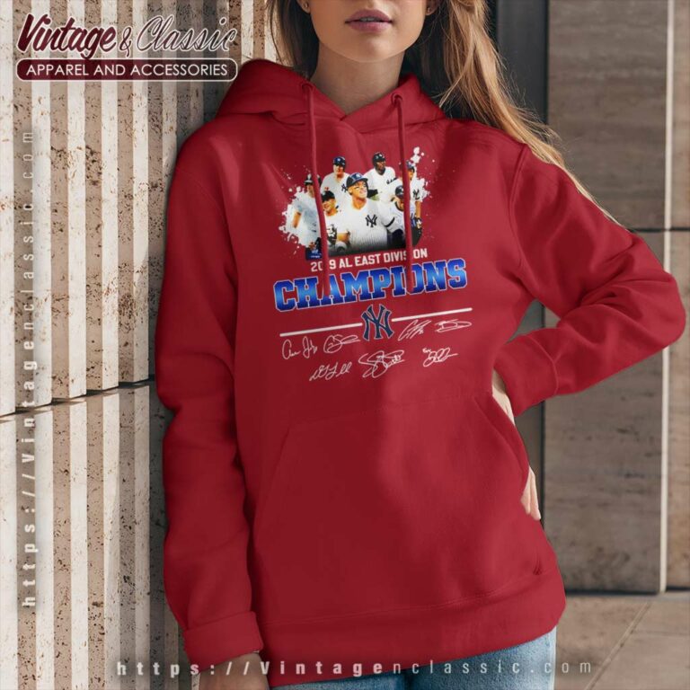 2019 Al East Division Champions New York Yankees Signature Hoodie 2019 Al East Division Champions New York Yankees Signature Hoodie