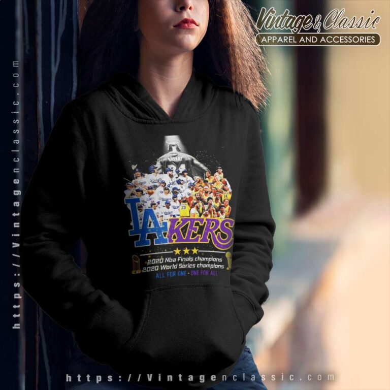2020 Los Angeles Dodgers And Lakers All Team Hoodie 2020 Los Angeles Dodgers And Lakers All Team Hoodie