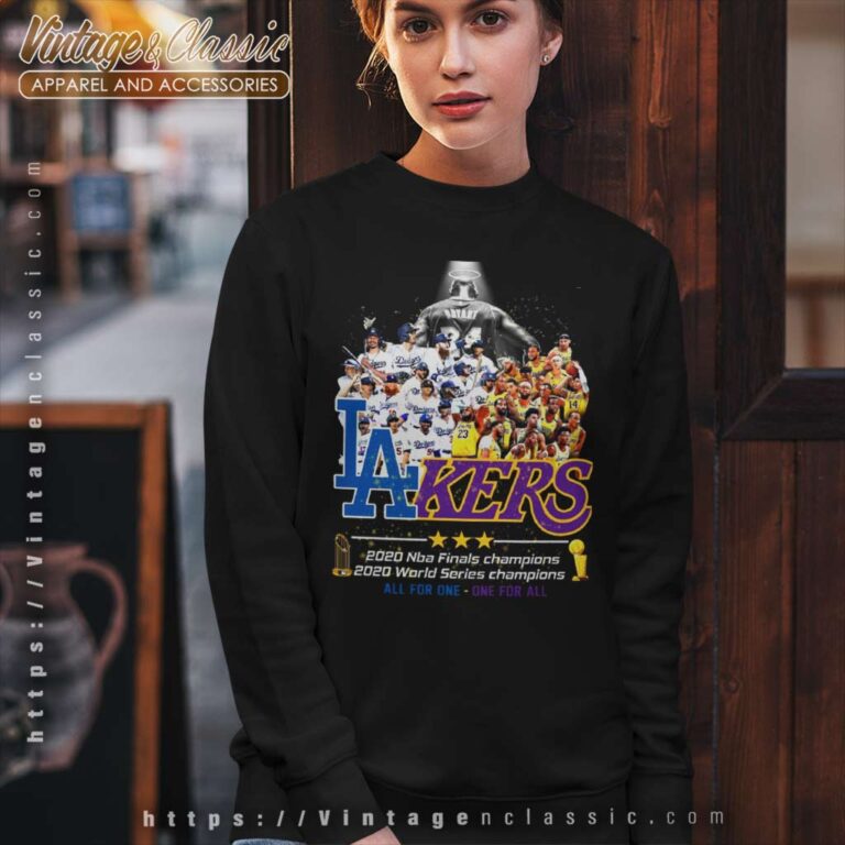 2020 Los Angeles Dodgers And Lakers All Team Sweatshirt 2020 Los Angeles Dodgers And Lakers All Team Sweatshirt