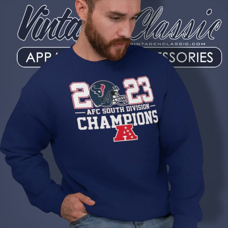 2023 Afc South Division Champions Houston Texans Sweatshirt 2023 Afc South Division Champions Houston Texans Sweatshirt