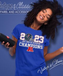 2023 Afc South Division Champions Houston Texans Women T Shirt