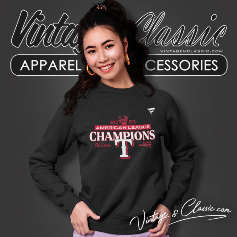 2023 American League Texas Rangers Champions Sweatshirt 2023 American League Texas Rangers Champions Sweatshirt