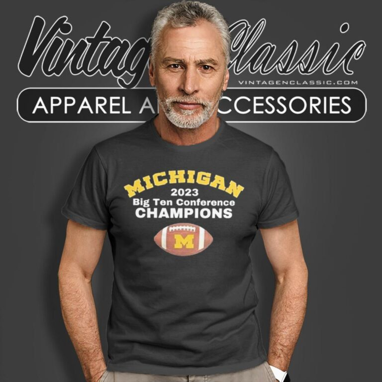2023 Big Ten Conference Champions Michigan Wolverines T Shirt 2023 Big Ten Conference Champions Michigan Wolverines T Shirt