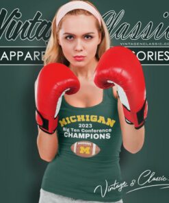 2023 Big Ten Conference Champions Michigan Wolverines Tank Top Racerback