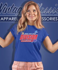 2023 Buffalo Bills Afc East Division Champions Logo Women T Shirt