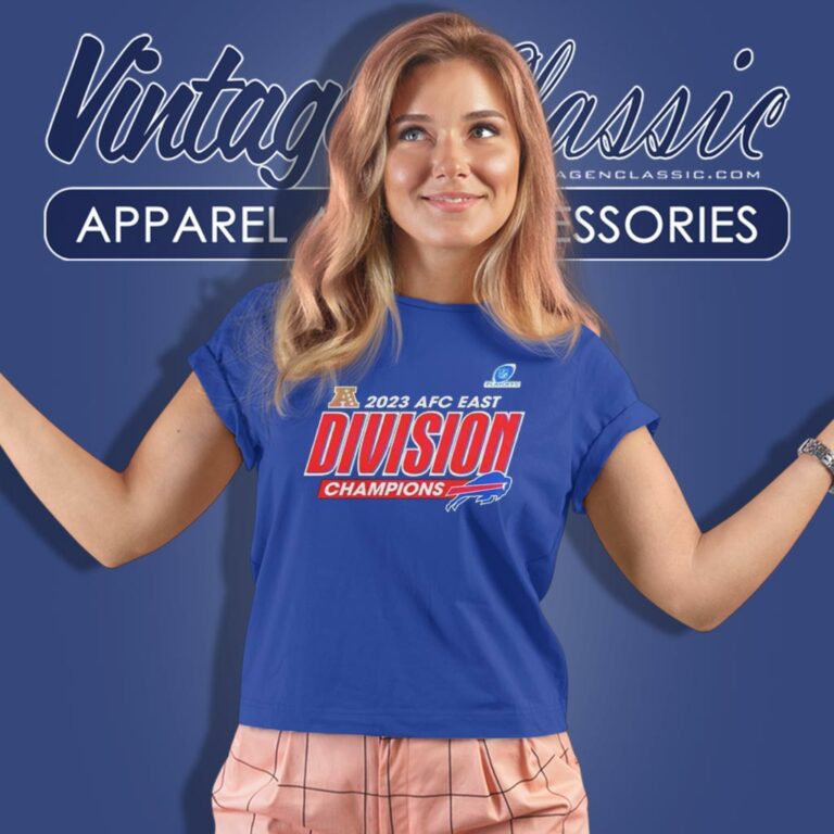 2023 Buffalo Bills Afc East Division Champions Logo Women T Shirt 2023 Buffalo Bills Afc East Division Champions Logo Women T Shirt