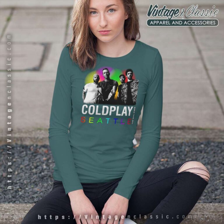 2023 Coldplay Tour Concerts In Seattle Long Sleeve Tee 2023 Coldplay Tour Concerts In Seattle Long Sleeve Tee