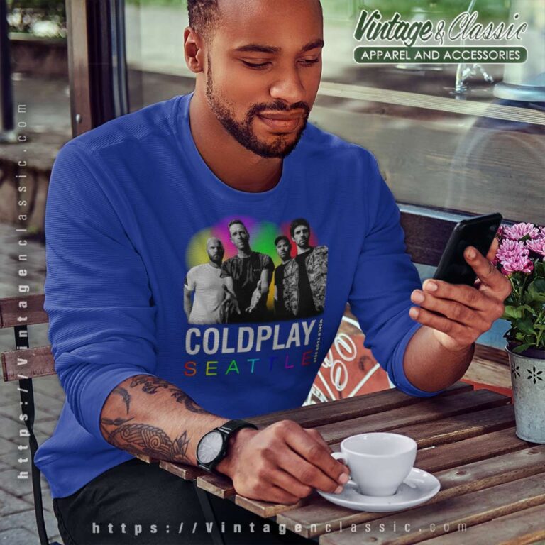 2023 Coldplay Tour Concerts In Seattle Sweatshirt 2023 Coldplay Tour Concerts In Seattle Sweatshirt