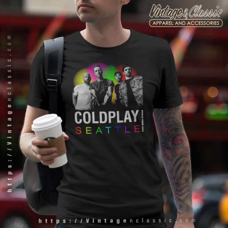 2023 Coldplay Tour Concerts In Seattle T Shirt 2023 Coldplay Tour Concerts In Seattle T Shirt