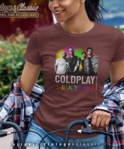 2023 Coldplay Tour Concerts In Seattle Women TShirt