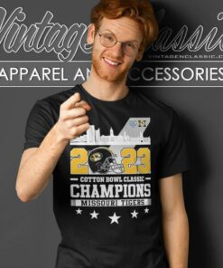 2023 Cotton Bowl Classic Champions Missouri Tigers T Shirt