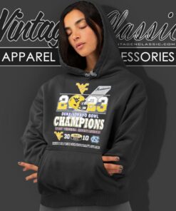 2023 Dukes Mayo Bowl Champions West Virginia Mountaineers 30 10 North Carolina Football Shirt