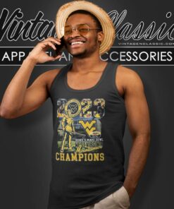 2023 Dukes Mayo Bowl Champions West Virginia Mountaineers Tank Top Racerback