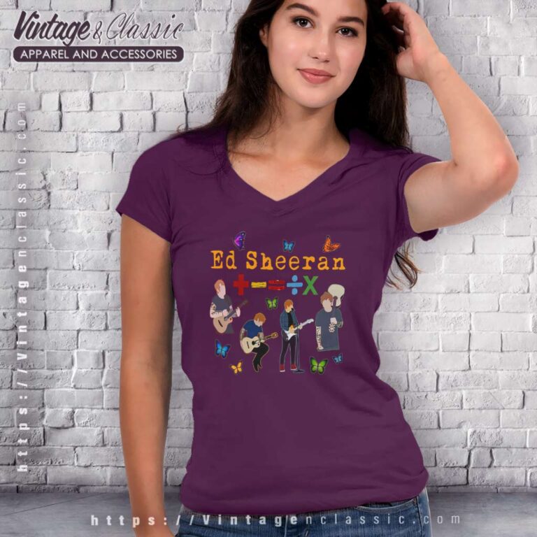 2023 Ed Sheeran Tour Gift Sheerios V Neck TShirt 2023 Ed Sheeran Tour Gift Sheerios V Neck TShirt