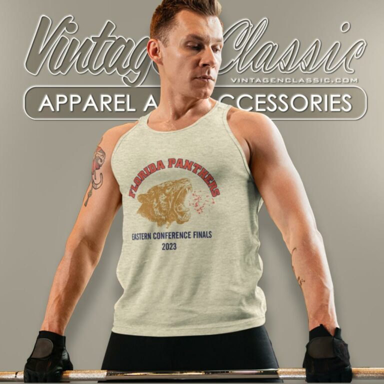 2023 Florida Panthers Eastern Conference Hockey Tank Top Racerback 2023 Florida Panthers Eastern Conference Hockey Tank Top Racerback